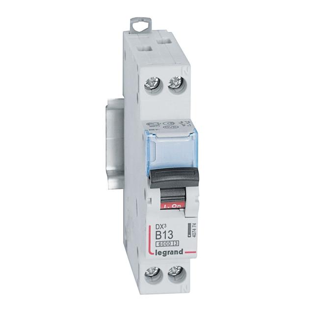 Wyłącznik Nadprądowy S 301N 1P+N B 13 6kA DX3 407474 LEGRAND