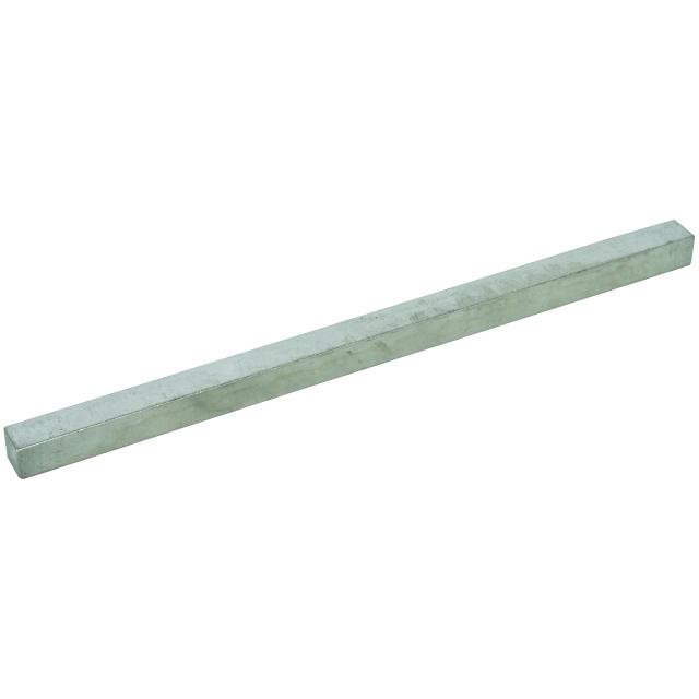 Rdzeń szyny R15, 10x10x198 mm, Ms/gal Sn