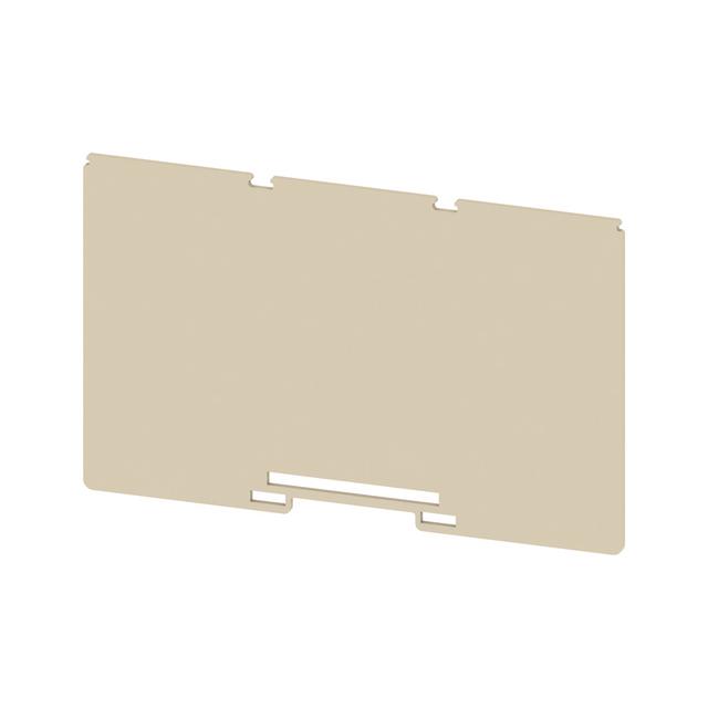 WTW 160X100 WF10/WF12 Płyta separacyjna (terminal), Płyta zamykająca i pośrednia, 160 mm x 100 mm, Ciemnobeżowy /20szt./ 1314420000 WEIDMÜLLER