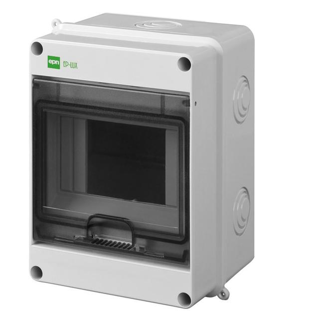 EP-LUX PLUS RN 1/5 drzwi transparentne (N+PE) IP55