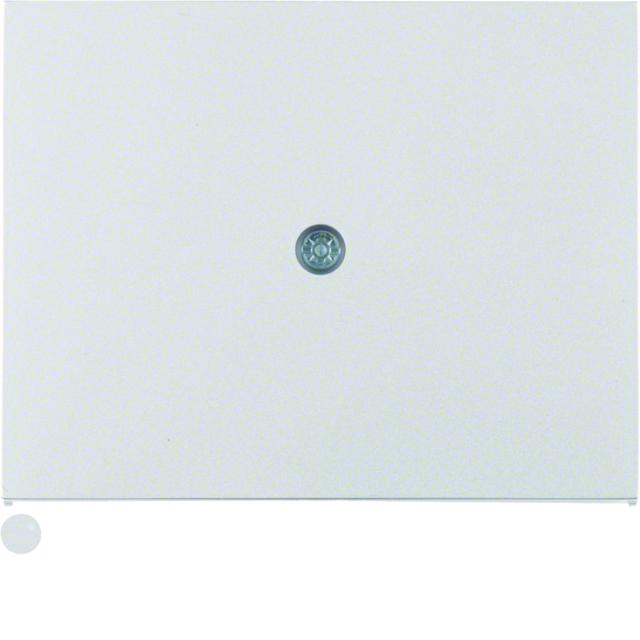 BERKER K.5 Płytka czołowa do przyłączy kablowych aluminium 10057003 HAGER