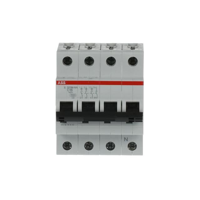 S203M-C16NA Wyłącznik nadprądowy 10kA 3P+N C16A 2CDS273103R0164 ABB