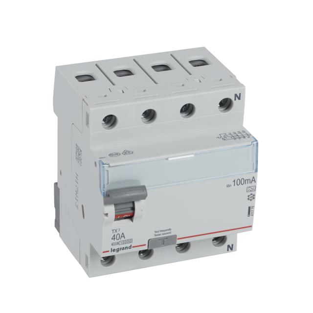 Wyłącznik Różnicowoprądowy P 304 4P 40A 100Ma Typa TX3 411775 LEGRAND