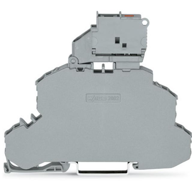 TOBJOB S złączka bezpiecznikowa dwupiętrowa z uchylną podstawką