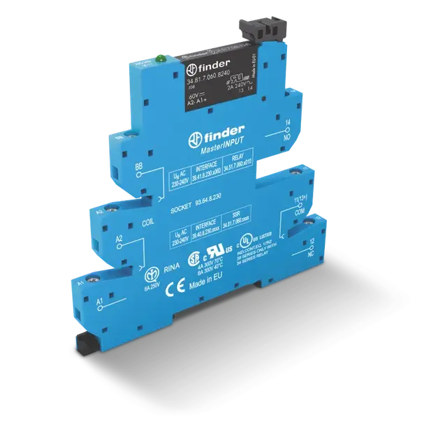 Przekaźnik interfejsowy SSR 1 Z; 6A; ster. 230…240V AC; wyjście 1,5…33V DC, 39.40.8.230.9024