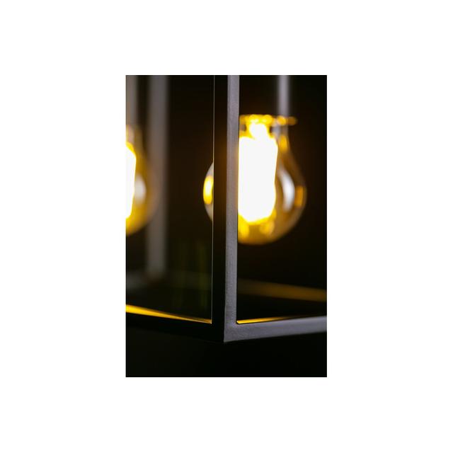 OPRAWA SUFITOWA DIU4, 3635, AC220-240V, 50/60Hz, 4*E27, IP20, 60cmX18cmX20cm, POCZWÓRNA, CZARNA