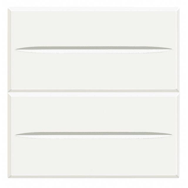 AXOLUTE - PRZYCISK PODWÓJNY 2 MODUŁY AXIAL BIAŁY, Bticino