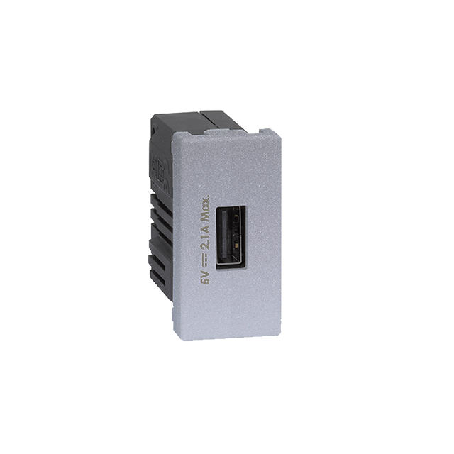 Simon Connect USB ładowarka K45 (45x225) gniazdo typ A 5V/21A aluminium