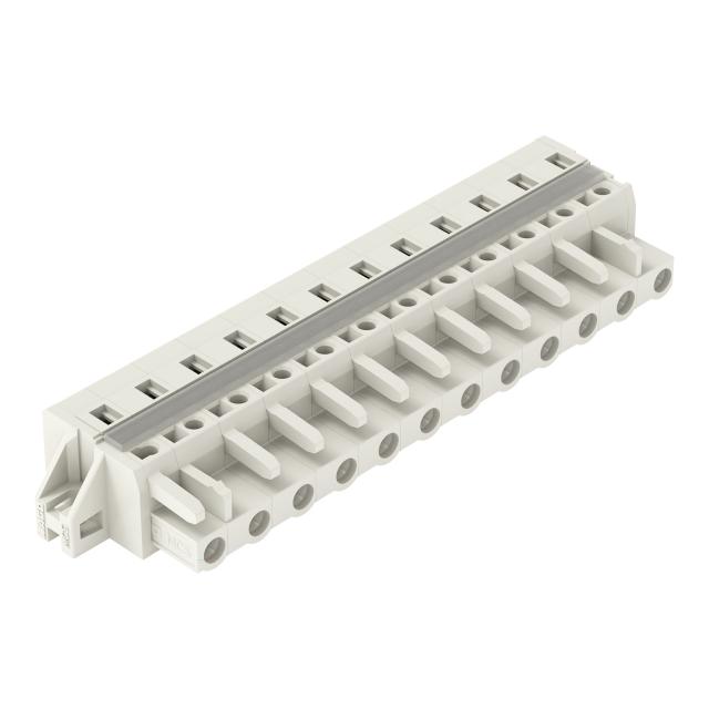 Gniazdo MCS‑MIDI Classic 12‑biegunowe jasnoszare raster 7,5mm 721‑212/027‑000 /10szt./ WAGO