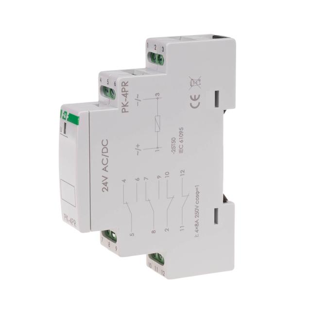 Przekaźnik elektromagnetyczny PK-4PR 24V PK-4PR-24V F&F