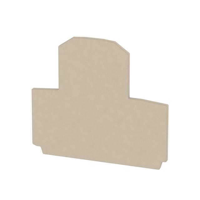 WAP WDK2.5/4 N Płytka końcowa (styki), 60 mm x 1.5 mm, Ciemnobeżowy /20szt./ 1084000000 WEIDMÜLLER
