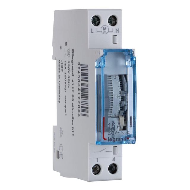 PROGRAMATOR ANALOGOWY TYGODNIOWY 1-MODUŁOWY, Legrand