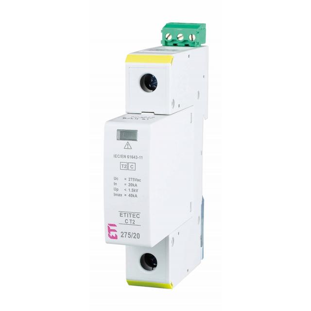 Ogranicznik przepięć T2 (C) TEC C T2 275/20 1+0 RC 002440394 ETI