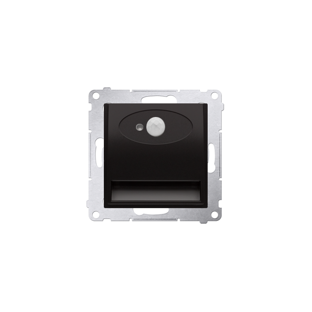 Simon 54 Oprawa oświetleniowa LED z czujnikiem ruchu 230V AC 1.4 W białe neutralne 4000 K antracyt