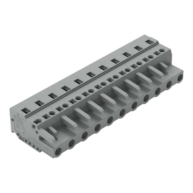 MCS-MIDI Classic gniazdo 11-bieg. szare raster 7,5 mm /25szt./ WAGO