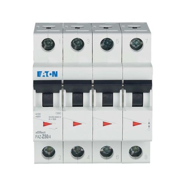 FAZ-Z50/4 Wyłącznik nadprądowy 10kA Z50A 4P 279120 EATON
