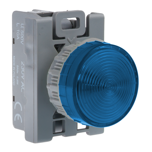 LAMPKA SYGN. NIEBIESKA 230V LED BA9S STANDARD