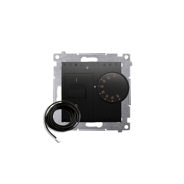 Simon 54 Regulator temperatury z czujnikiem zewnętrznym 16(2) A 230V. W komplecie czujnik zewnętrzny