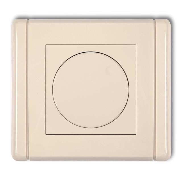 FLEXI Elektroniczny regulator oświetlenia przyciskowo-obrotowy do lamp LED beżowy