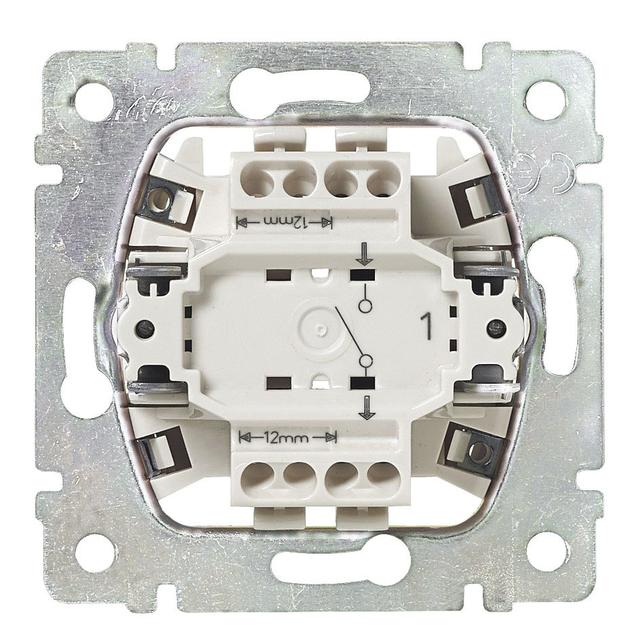 VALENA ŁĄCZNIK DWUBIEGUNOWY 2P 10AX-250~ ALUMINIUM, Legrand