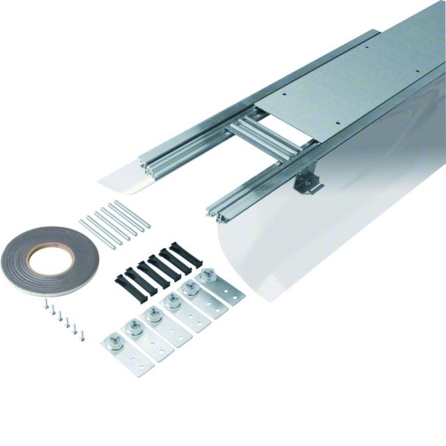tehalit.BK Kanał współpoziomy boczna folia ochronna BKFD 200x(145-190)mm stal BKFD200145 HAGER