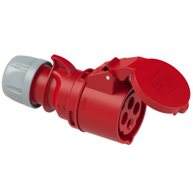 GNIAZDO PRZENOŚNE SHARK 16A 400V 3P+Z 214-6 PCE