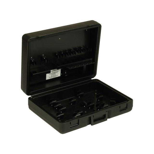 Kufer z tworzywa sztucznego, pusty, z uchwytami