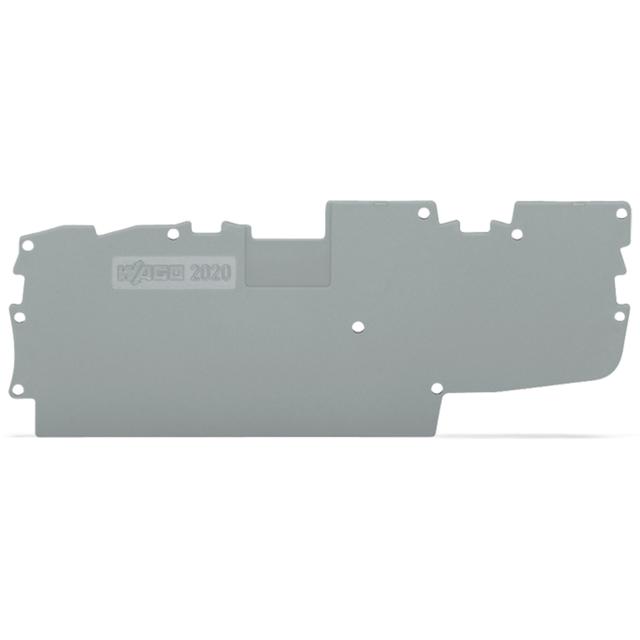 ścianka końcowa szara