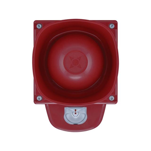 SY Base-LX-W/RF/R1/WP + SY/R1 VDS G2 Sygnalizator Optyczno-Akustyczny Symphoni LX Ścienny czerwona o