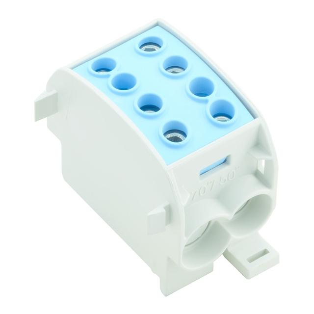WPD 103 2X70/2X50 BL Zacisk rozdziału potencjału, złącze śrubowe, 1000, 300 A, Liczba biegunów: 1, niebieski /3szt./ 1561780000 WEIDMÜLLER