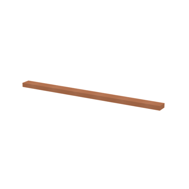 ZX2507 Szyna Cu 20x5mm L:478mm