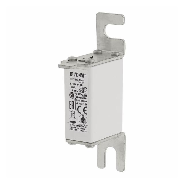 FUSE 80A 690V 000TN/80 AR UC Wkładka szybka 80A 690V 000TN/80 AR UC 170M1416 EATON