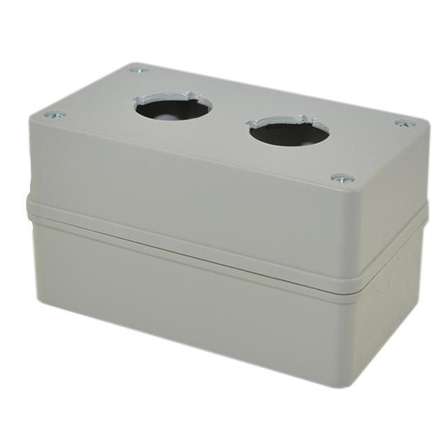 Kaseta KP2 otwory fi30mm z inst. ochronną 1dławik Dp16 szara