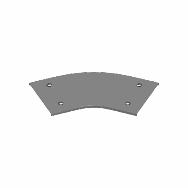 PZKKZMC100 Pokrywa kolanka 45° z zamk. 2,0 mm