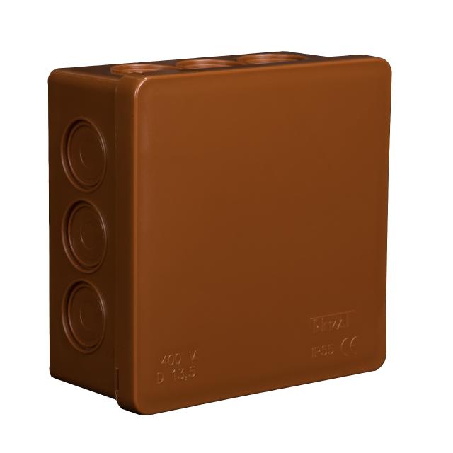 VP-03 Puszka n/t 86x86x40mm IP55 12-wl klik Z-sł. brąZ-003-02 61.114 OPATÓWEK