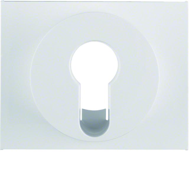 BERKER K.1 Płytka czołowa do łącznika na klucz biały 15057009 HAGER