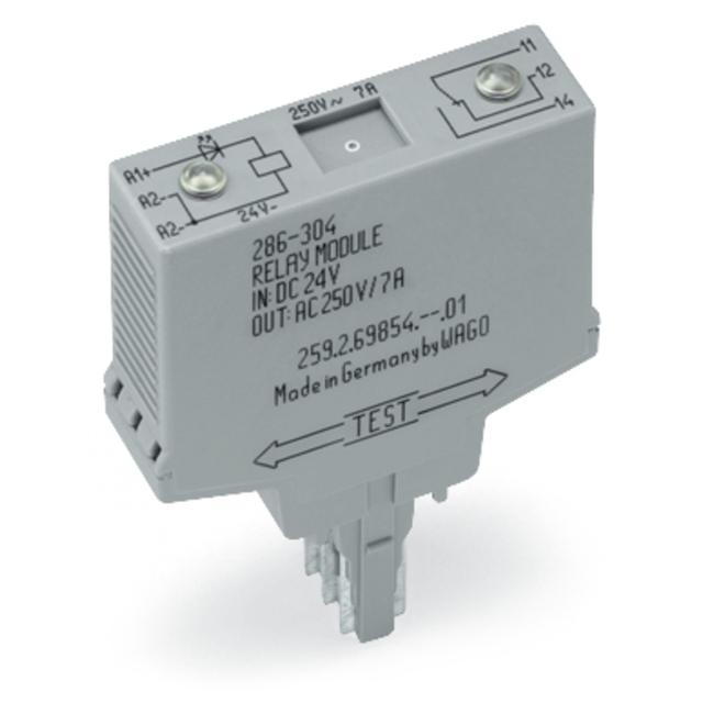 moduł przekaźnikowy 15mm 230VAC/DC1p