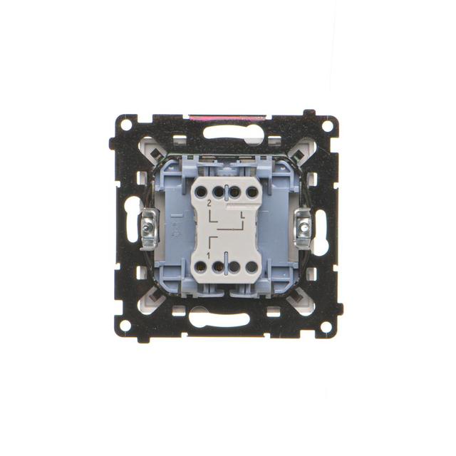 Simon 55 Łącznik roletowy trójpozycyjny 1-0-2 szybkozłączka Aluminium mat TZW1K.01/143 KONTAKT