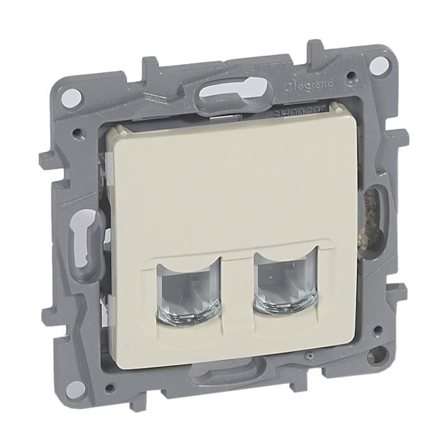 Gniazdo 2Xrj11 Krem Niloe Produkt wycofany 664870 LEGRAND
