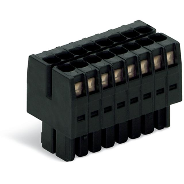 Gniazdo MCS‑MINI Classic 16‑biegunowe czarne raster 3,5 mm 713‑1108 /25szt./ WAGO