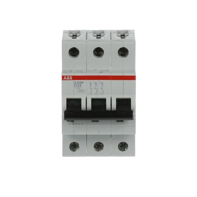 S203M-D25 Wyłącznik nadprądowy 10kA 3P D25A 2CDS273001R0251 ABB