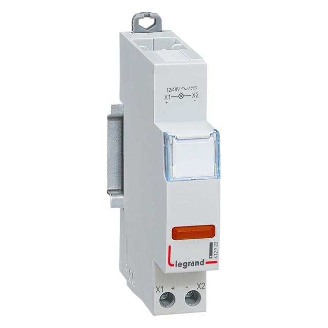 LAMPKA POJEDYNCZA LED CZERWONA 12/48V, Legrand