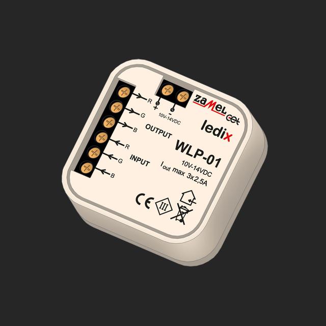 Wzmacniacz RGB dopuszkowy TYP: WLP-01