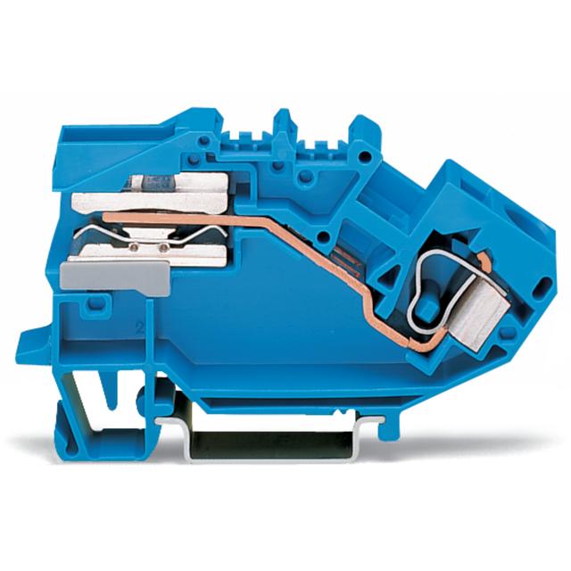 topJob złączka 1-przewodowa 10 mm2 do przewodu neutralnego niebieska