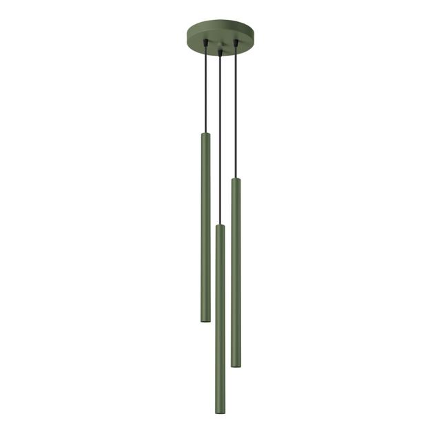 Sollux Lampa wisząca PASTELO 3P zielona oliwka SL.1521