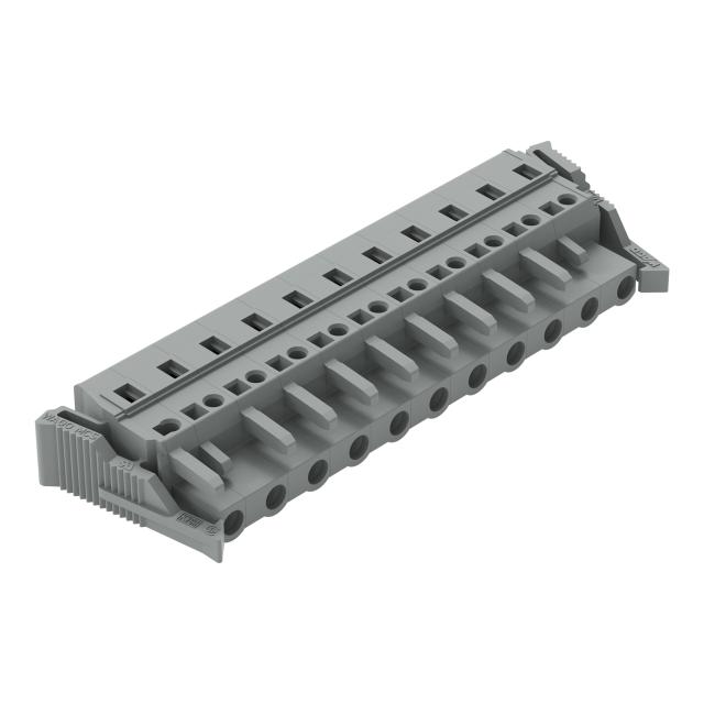 MCS-MIDI Classic gniazdo 11-bieg. szare raster 7,5 mm /10szt./ WAGO