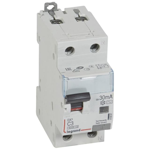 Wyłącznik Różnicowonadprądowy P 312 2P C3A 30Ma Typ AC Serii DX3 410997 LEGRAND