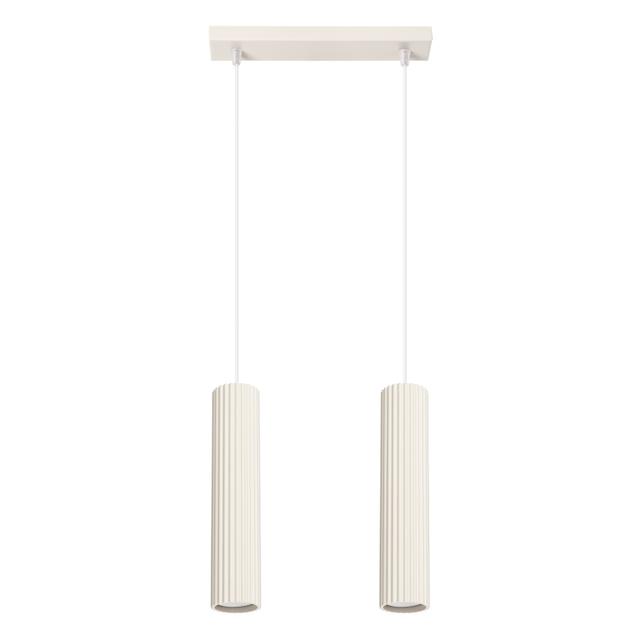 Sollux Lampa wisząca KARBON 2 beżowy SL.1593