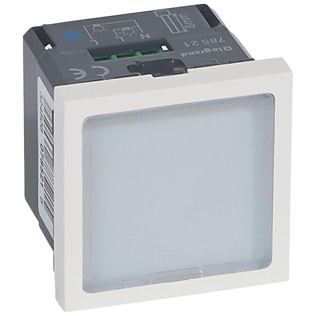 MOSAIC SYGNALIZATOR ŚWIETLNY LED 0,2/1W- 2 MODUŁY NIEBIESKI 230V~, Legrand