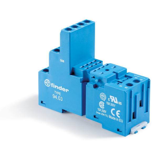 Gniazdo serii 94: do przekaźników serii: 55.33 94.03.0 SMA /10szt./ FINDER